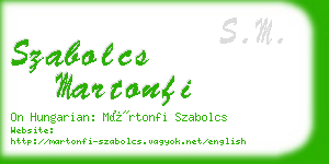 szabolcs martonfi business card